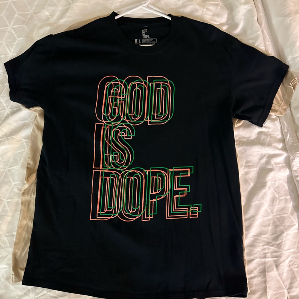 Men’s God is Dope 3D Tee